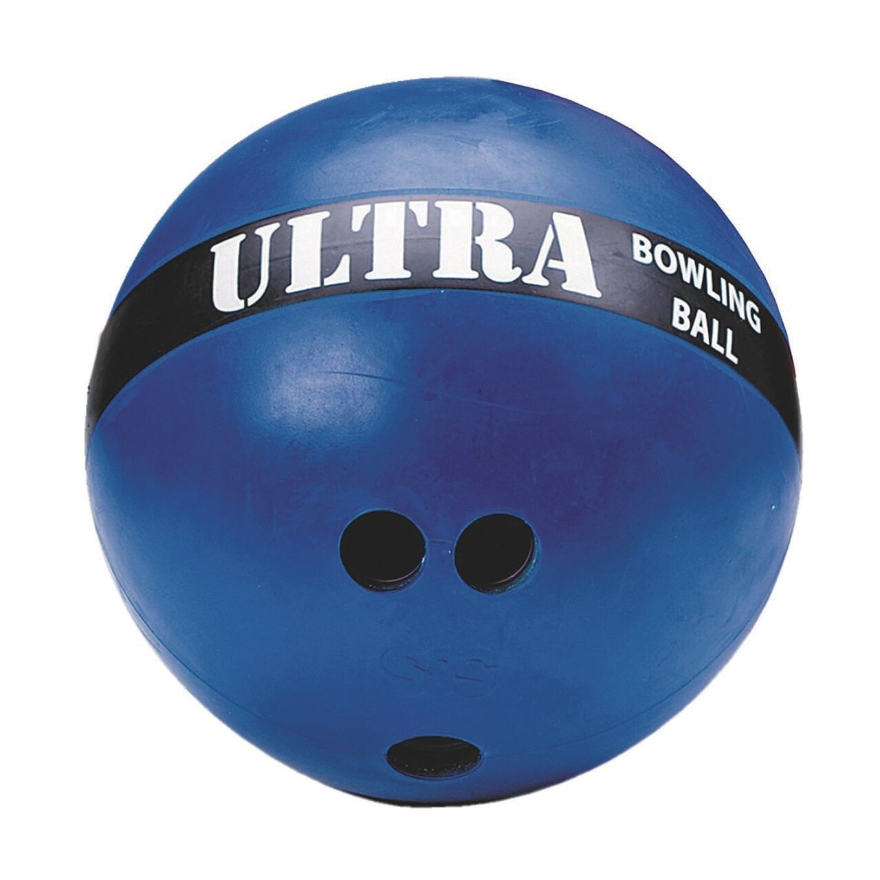 Unbreakable Rubber Ultra Bowling Ball. Hollow 8.5" Rubber Ball with Two Sets of Finger Holes for All Ages. Designed for use with Plastic Pins. Perfect for PE Class, Basements and Driveway Bowling.